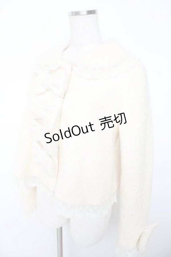 画像3: BABY,THE STARS SHINE BRIGHT / Teddy Ribbonショートジャケット  オフ Y-25-11-06-065-BA-CO-AS-ZY (3)