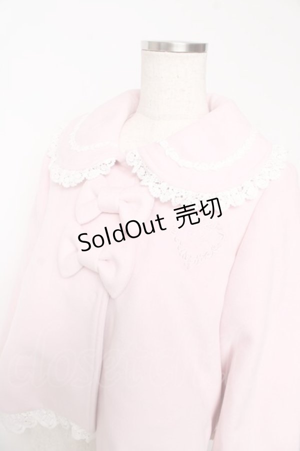 画像3: BABY,THE STARS SHINE BRIGHT / クララリボンショートジャケット - ピンク Y-25-11-06-066-BA-CO-SZ-ZY (3)