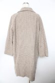 画像2: F&A / COATビッグチェスターコート F オフホワイトｘブラウン Y-25-11-06-069-LO-CO-SZ-ZY (2)