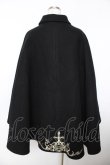 画像2: Princess Chronicles / 皇子系刺繍入りマント L 黒 Y-25-11-06-070-PU-CO-SZ-ZY (2)