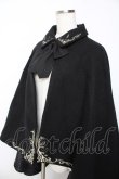 画像3: Princess Chronicles / 皇子系刺繍入りマント L 黒 Y-25-11-06-070-PU-CO-SZ-ZY (3)