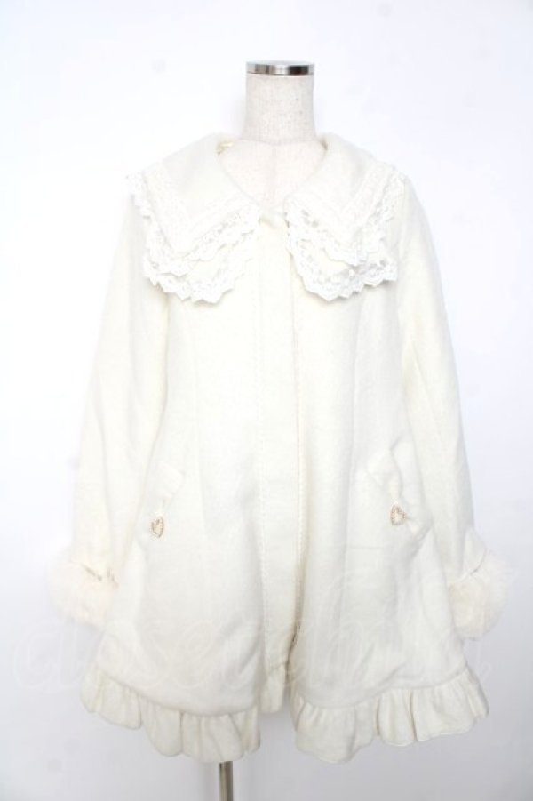 画像1: LIZ LISA / リボンセーラーコート 0 アイボリー Y-25-11-06-075-LO-OP-SZ-ZY (1)