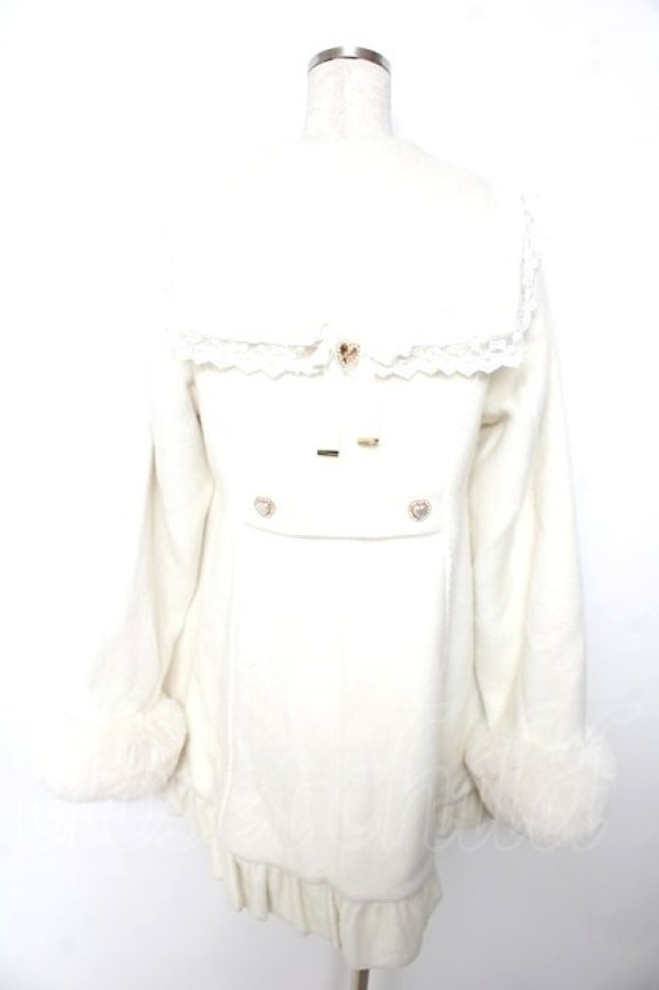 画像2: LIZ LISA / リボンセーラーコート 0 アイボリー Y-25-11-06-075-LO-OP-SZ-ZY (2)