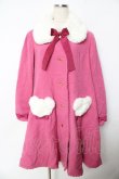 画像1: Angelic Pretty / Twinkle Bearコート  濃いピンク Y-25-11-06-076-AP-CO-SZ-ZY (1)