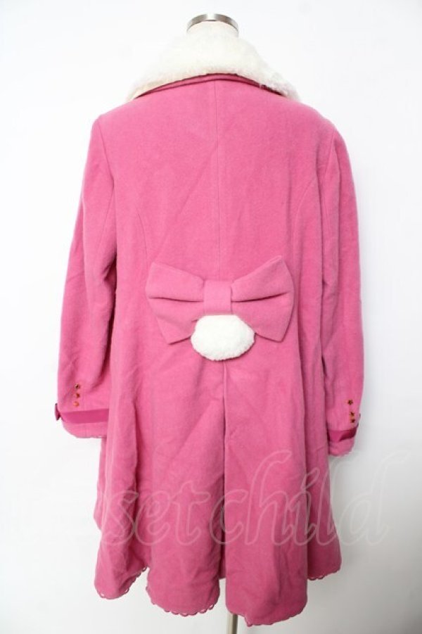 画像2: Angelic Pretty / Twinkle Bearコート  濃いピンク Y-25-11-06-076-AP-CO-SZ-ZY (2)