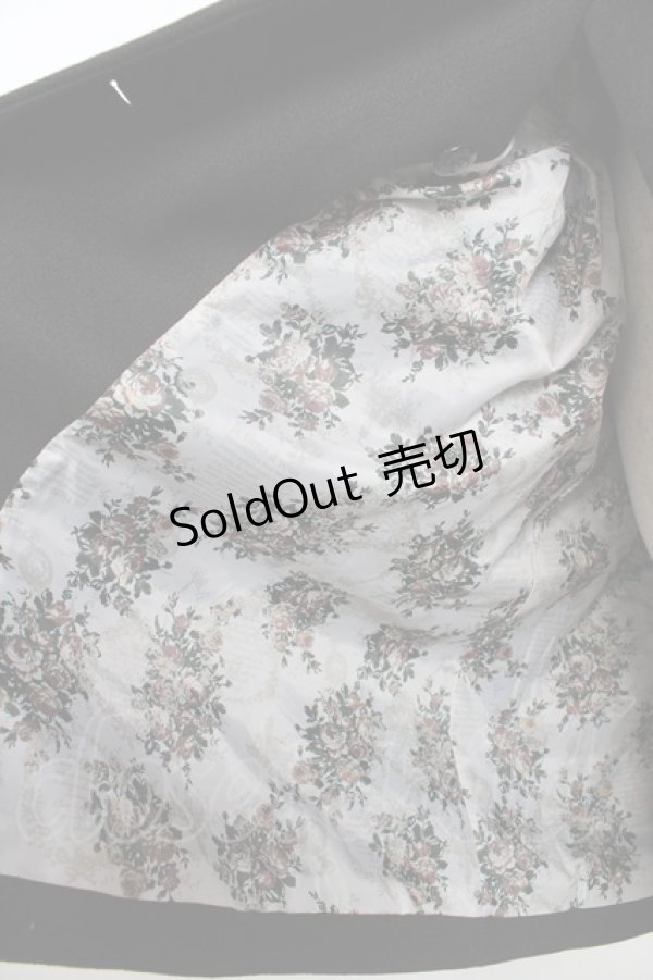 画像3: axes femme / Red Label W釦レースバッスルコート L 黒 Y-25-11-06-083-AX-CO-SZ-ZY (3)