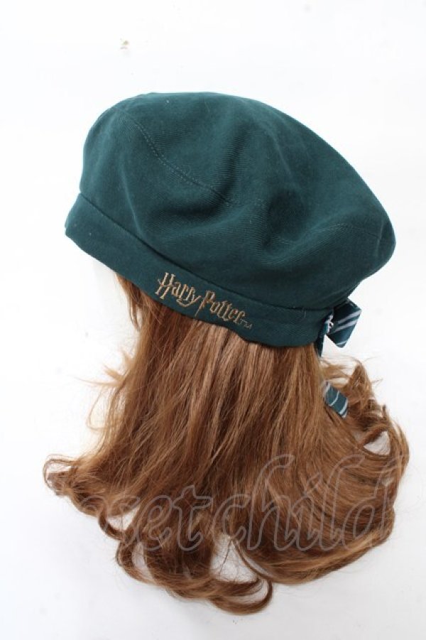 画像2: F i.n.t / ストライプリボンベレー帽/ハリーポッター F グリーン Y-25-11-06-010-CA-AC-SZ-ZY (2)
