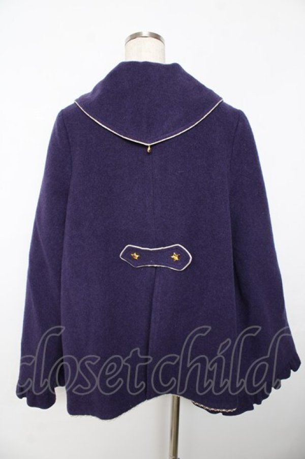画像2: metamorphose / Wish Upon a Star Aラインコート 1 パープル Y-25-11-06-086-ME-CO-SZ-ZY (2)