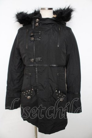 画像: SEX POT ReVeNGe / ミリタリーモッズコート  黒 Y-25-11-06-087-SP-CO-SZ-ZY