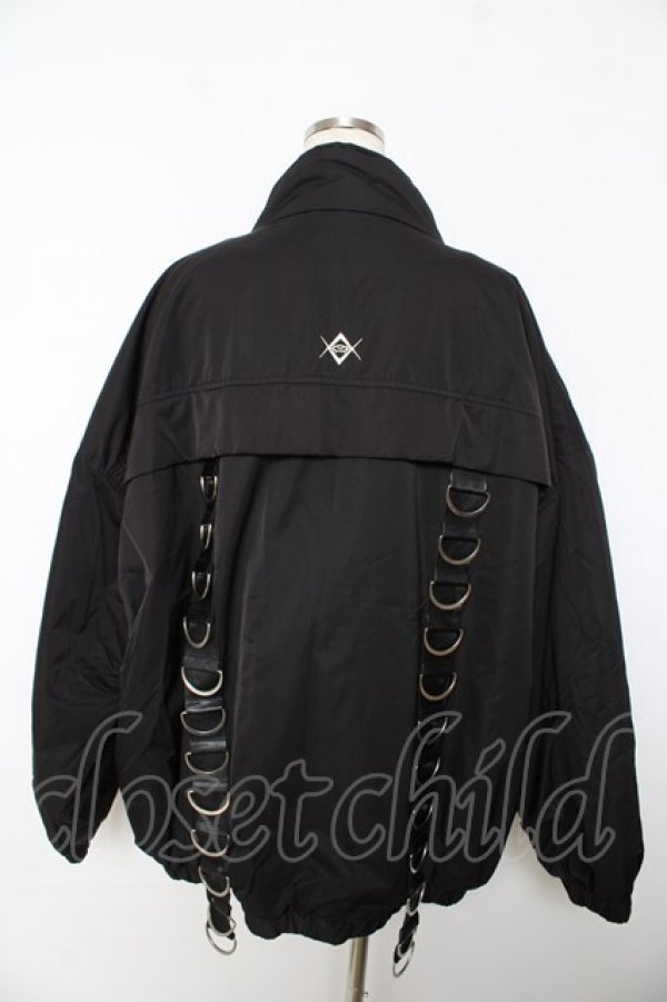 画像2: REFLEM / ミリタリー中綿ブルゾン F ブラック Y-25-11-06-088-PU-CO-SZ-ZY (2)