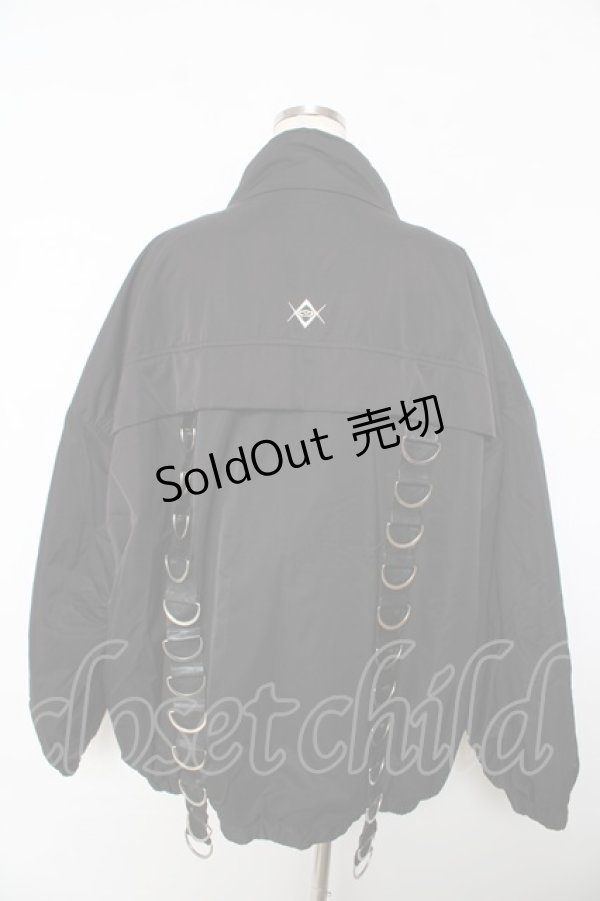 画像2: REFLEM / ミリタリー中綿ブルゾン F ブラック Y-25-11-06-088-PU-CO-SZ-ZY (2)