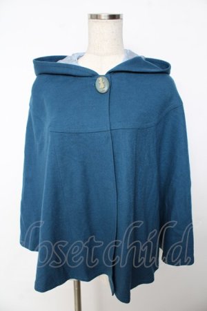 画像: Jane Marple / シャペロンルージュのケープマント M ブルー Y-25-11-06-093-JM-JA-SZ-ZY