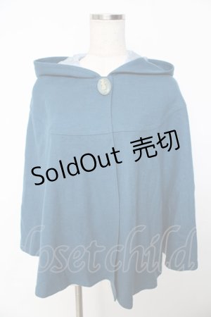 画像: Jane Marple / シャペロンルージュのケープマント M ブルー Y-25-11-06-093-JM-JA-SZ-ZY