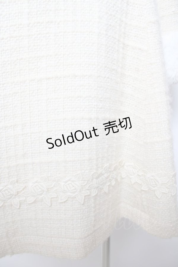 画像5: BABY,THE STARS SHINE BRIGHT / ツイードケープ付きコート  アイボリー Y-25-11-06-094-BA-CO-SZ-ZY (5)