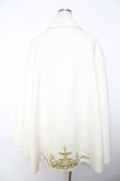 画像2: Princess Chronicles / マントコート  アイボリー Y-25-11-06-096-PU-CO-SZ-ZY (2)