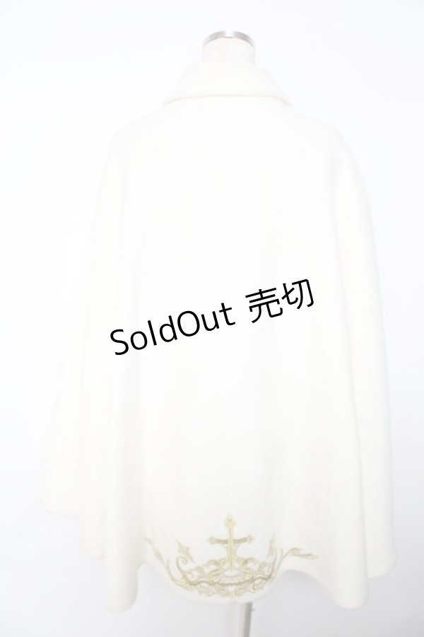 画像2: Princess Chronicles / マントコート  アイボリー Y-25-11-06-096-PU-CO-SZ-ZY (2)