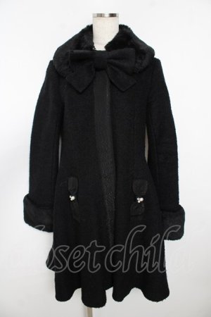 画像: Angelic Pretty / ローラビジューコート  黒 Y-25-11-06-097-AP-CO-AS-ZY