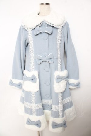 画像: axes femme kawaii / スノードルチェコート  サックス Y-25-11-06-098-AX-CO-AS-ZY