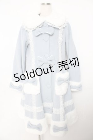 画像: axes femme kawaii / スノードルチェコート  サックス Y-25-11-06-098-AX-CO-AS-ZY