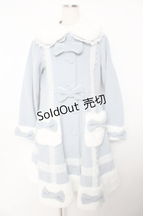 画像1: axes femme kawaii / スノードルチェコート  サックス Y-25-11-06-098-AX-CO-AS-ZY (1)