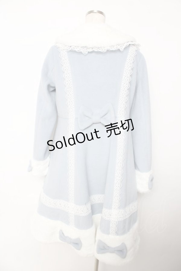 画像2: axes femme kawaii / スノードルチェコート  サックス Y-25-11-06-098-AX-CO-AS-ZY (2)