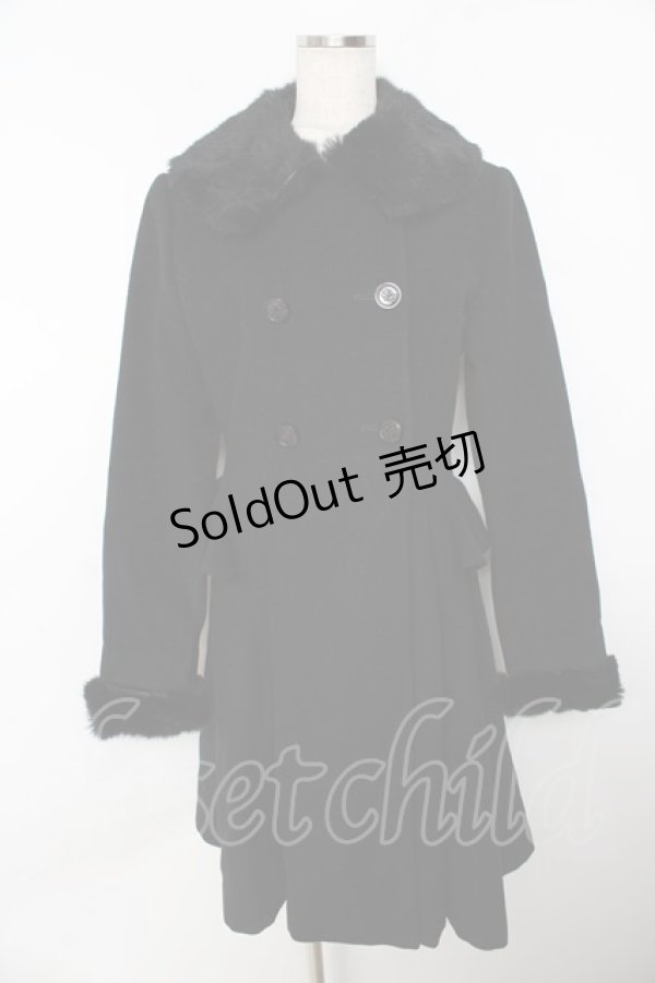 画像1: Moi-meme-Moitie / バッスルコート 2 ブラック Y-25-11-06-099-MO-CO-SZ-ZY (1)