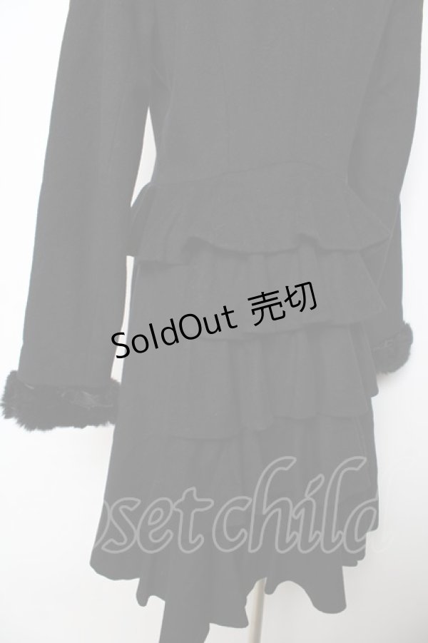 画像4: Moi-meme-Moitie / バッスルコート 2 ブラック Y-25-11-06-099-MO-CO-SZ-ZY (4)