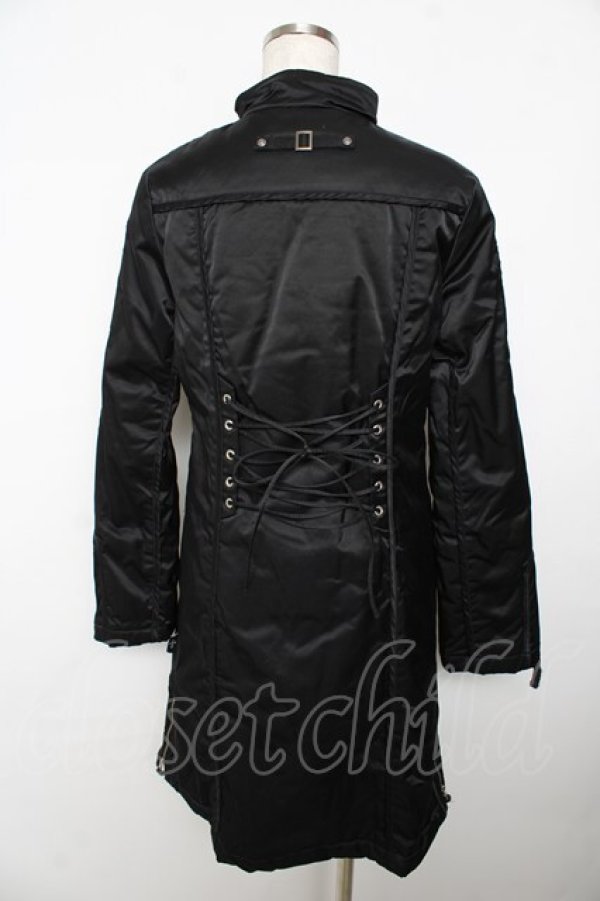 画像2: Ozz Croce / 刺繍入り中綿コート  黒 Y-25-11-06-101-OO-CO-SZ-ZY (2)