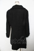 画像2: Fi.n.t / サイド釦デザインコート F 黒 Y-25-11-06-105-CA-CO-SZ-ZY (2)