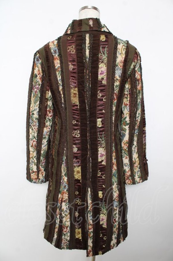 画像2: Ozz On / ゴブラン中綿ロングコート  カーキ Y-25-11-06-107-OO-CO-SZ-ZY (2)