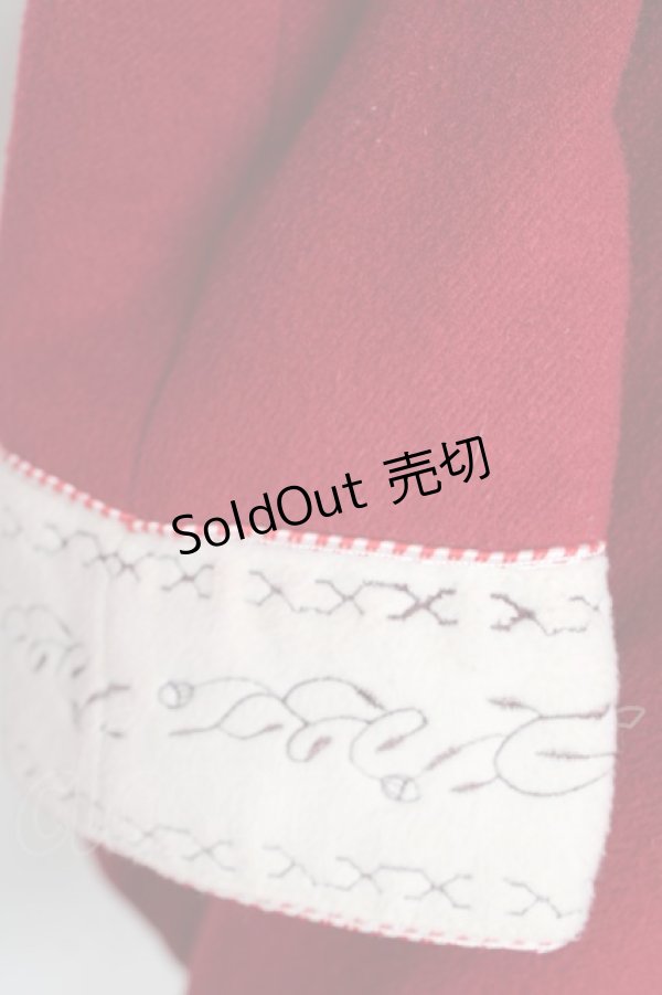 画像3: Secret Honey / 美女と野獣ベルコート  赤 Y-25-11-06-109-CA-CO-SZ-ZTC033 (3)