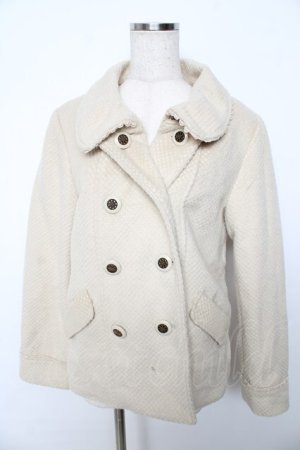 画像: axes femme / Wボタンショートコート M 生成 Y-25-11-06-111-AX-CO-SZ-ZY