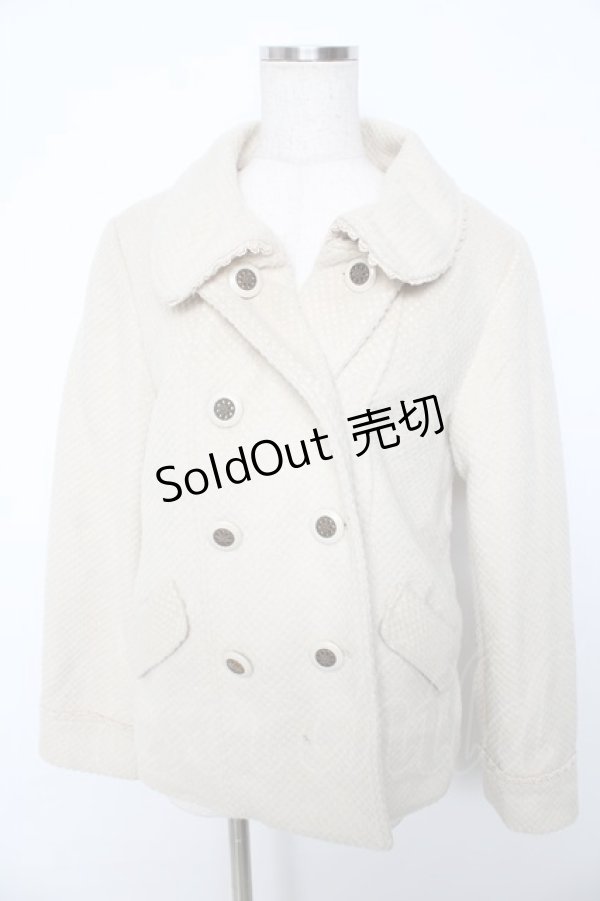 画像1: axes femme / Wボタンショートコート M 生成 Y-25-11-06-111-AX-CO-SZ-ZI (1)