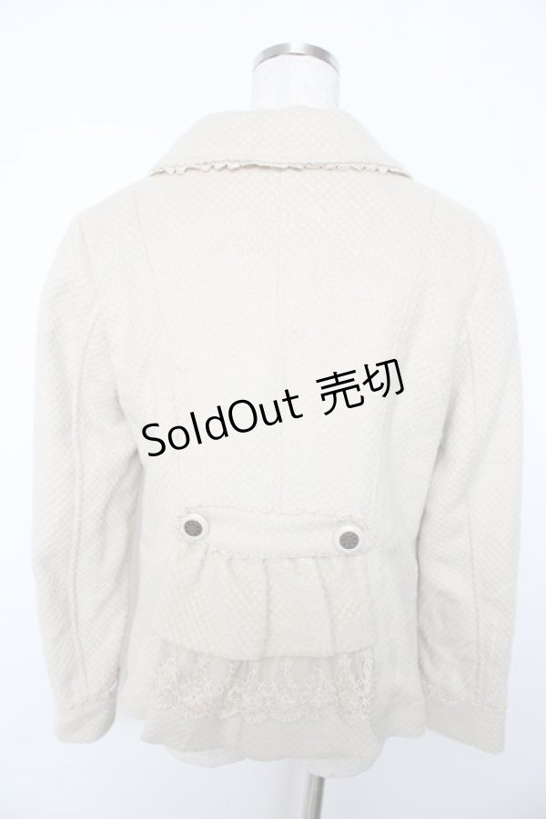 画像2: axes femme / Wボタンショートコート M 生成 Y-25-11-06-111-AX-CO-SZ-ZI (2)