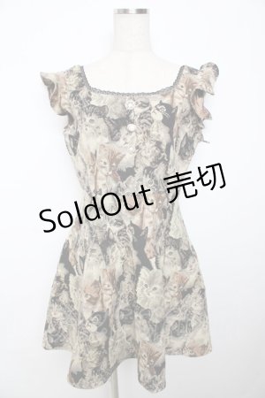 画像: Swankiss / ねこゴブランジャンパースカート   Y-25-11-06-117-CA-OP-SZ-ZY