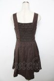 画像2: axes femme /ジャガードワンピース M 茶 Y-25-11-06-118-AX-OP-SZ-ZY (2)