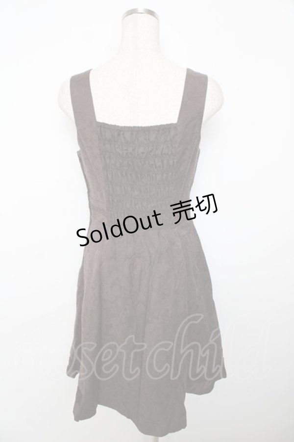 画像2: axes femme /ジャガードワンピース M 茶 Y-25-11-06-118-AX-OP-SZ-ZY (2)