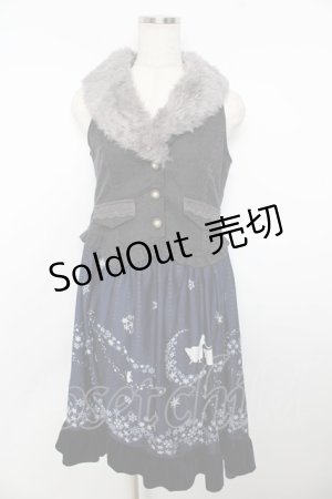 画像: axes femme /Disney(ディズニー)ベストドッキングワンピース M 紺 Y-25-11-06-122-AX-OP-SZ-ZI