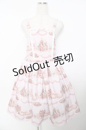 画像: axes femme kawaii / お菓子の家柄ジャンスカ  ピンク Y-25-11-06-126-AX-OP-SZ-ZI