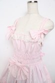 画像3: Angelic Pretty / リボンシャーリングジャンパースカート  ピンク Y-25-11-06-127-AP-OP-AS-ZY (3)
