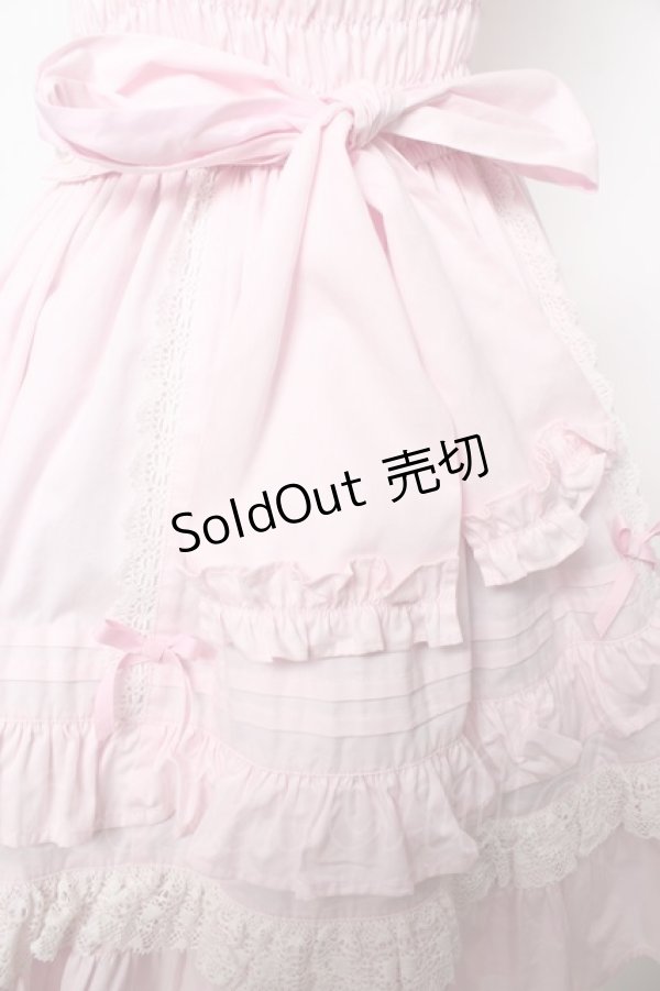 画像5: Angelic Pretty / リボンシャーリングジャンパースカート  ピンク Y-25-11-06-127-AP-OP-AS-ZY (5)