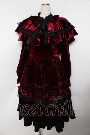 画像: Hoshibako Works / Rozen Maiden x HoshibakoWorks 真紅ケープ付きワンピース  ベルベット Y-25-11-06-131-LO-OP-SZ-ZY