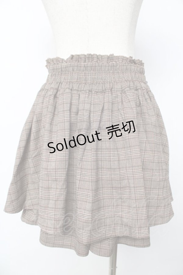 画像2: axes femme POETIQUE / レースアップデザインスカパン M 茶 Y-25-11-06-141-AX-PA-SZ-ZY (2)