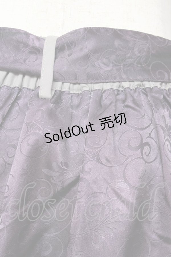 画像3: axes femme / ワイン柄スカート  パープル Y-25-11-06-143-AX-SK-SZ-ZY (3)