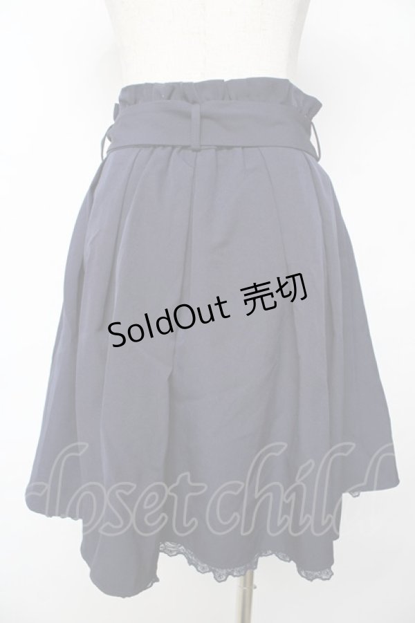 画像2: LODISPOTTO / リボン付きスカート S 紺 Y-25-11-06-145-LO-SK-SZ-ZY (2)