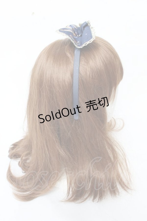 画像3: 【SALE】To Alice / プラネタリウムリボンカチューシャ  紺 Y-25-11-06-016-LO-AC-SZ-ZT487 (3)