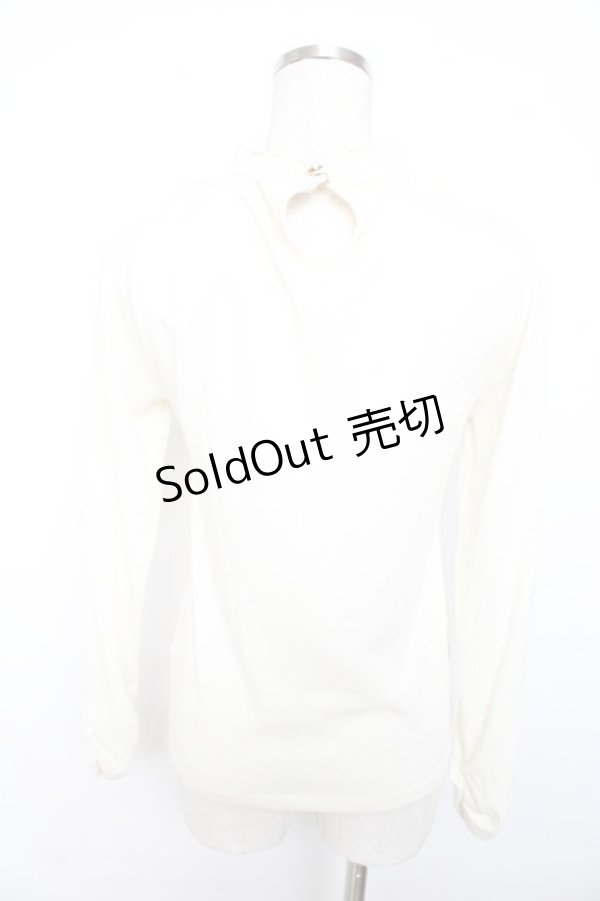 画像2: axes femme / レースデザインカットソー  キナリ Y-25-11-06-018-AX-TO-SZ-ZY (2)