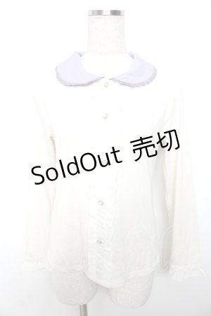 画像: axes femme POETIQUE / ブラウス風カットソー  キナリ Y-25-11-06-019-AX-TO-SZ-ZY