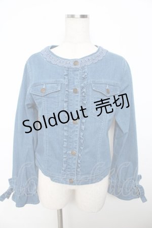 画像: axes femme / キャンディースリーブＧジャン M ブルー Y-25-11-06-020-AX-JA-SZ-ZI