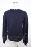 画像2: axes femme / スノー刺繍ニットプルオーバー M 紺 Y-25-11-06-032-AX-TO-SZ-ZY (2)